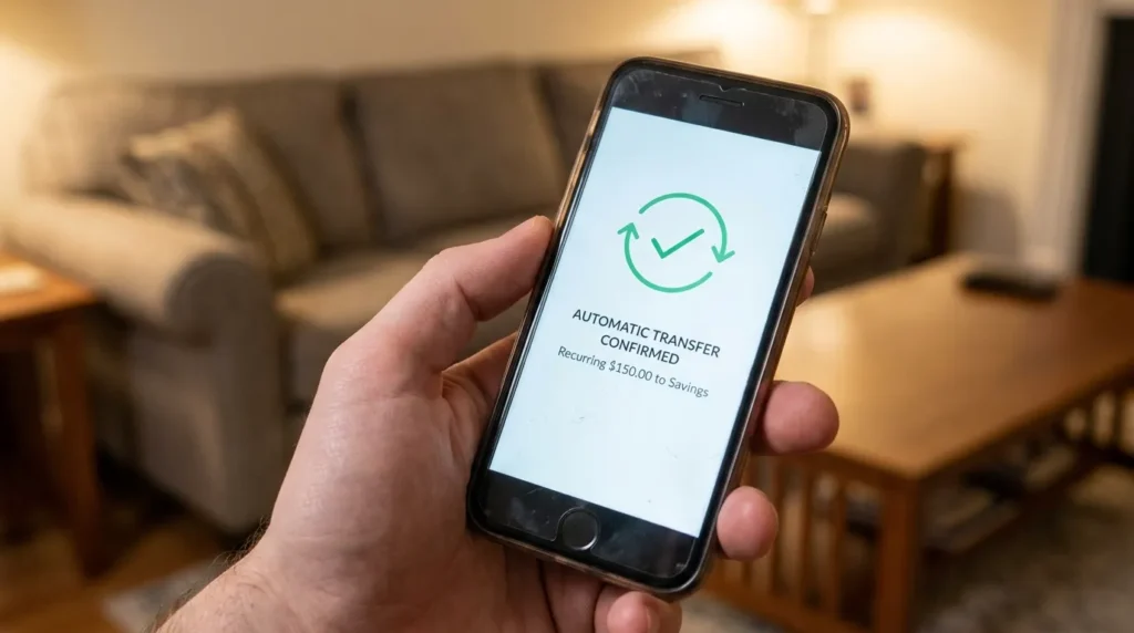 خطوة عملية لإعداد تحويل تلقائي للاستثمار كل شهر