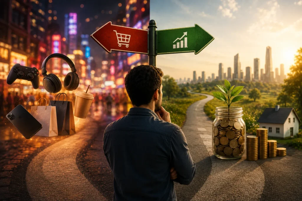 المقارنة الاجتماعية وتأثيرها على الإنفاق المالي وشراء الأشياء لإرضاء الآخرين بدلاً من تلبية الاحتياجات الشخصية